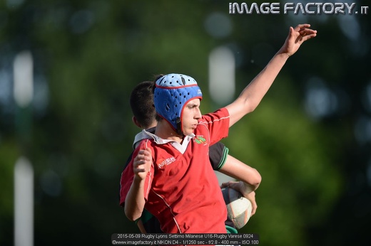 2015-05-09 Rugby Lyons Settimo Milanese U16-Rugby Varese 0924